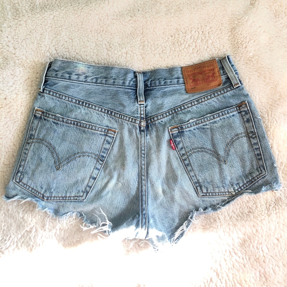 Levi ripped shorts